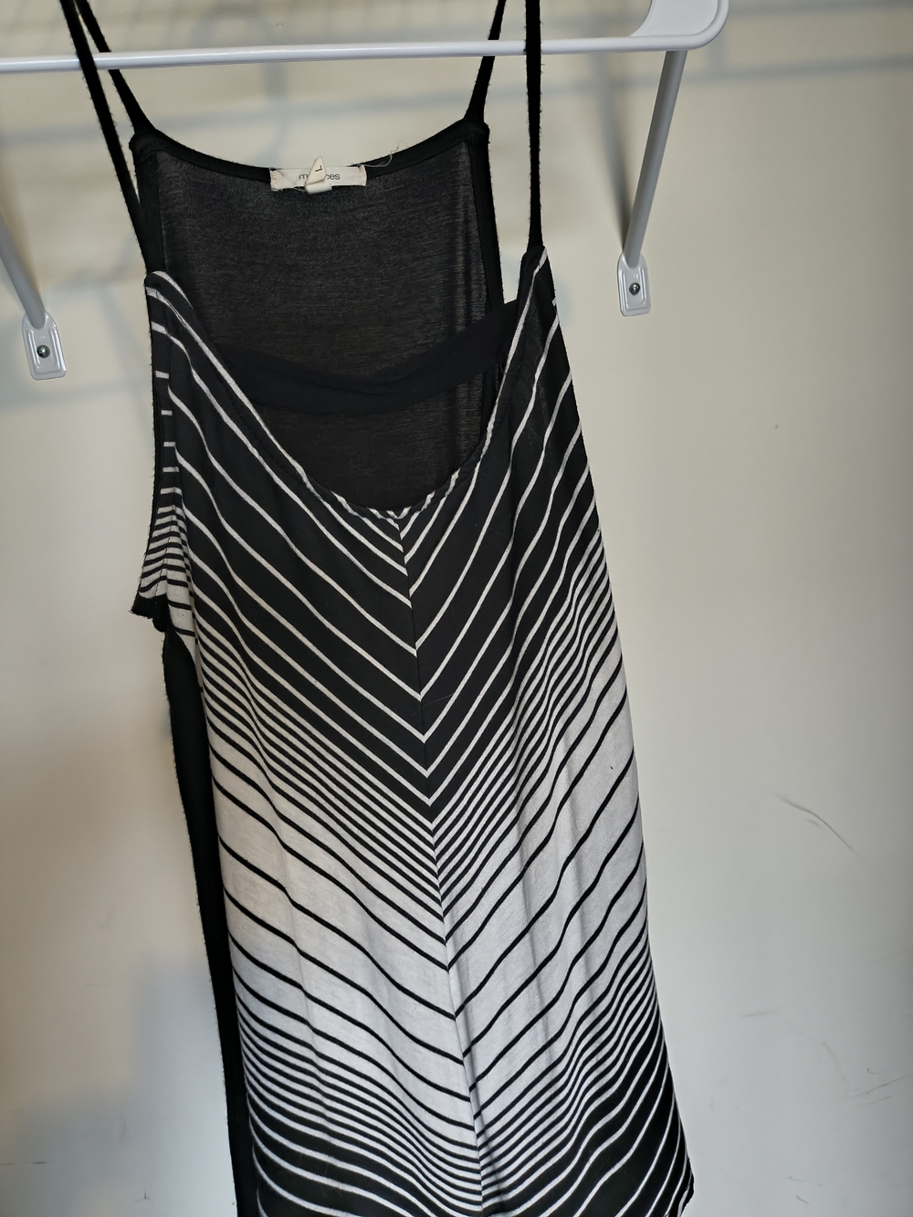 Maurices Black and White Striped Camisole
